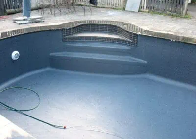 New Lower Steps, Tile And Stone Top Step, Antique Liner