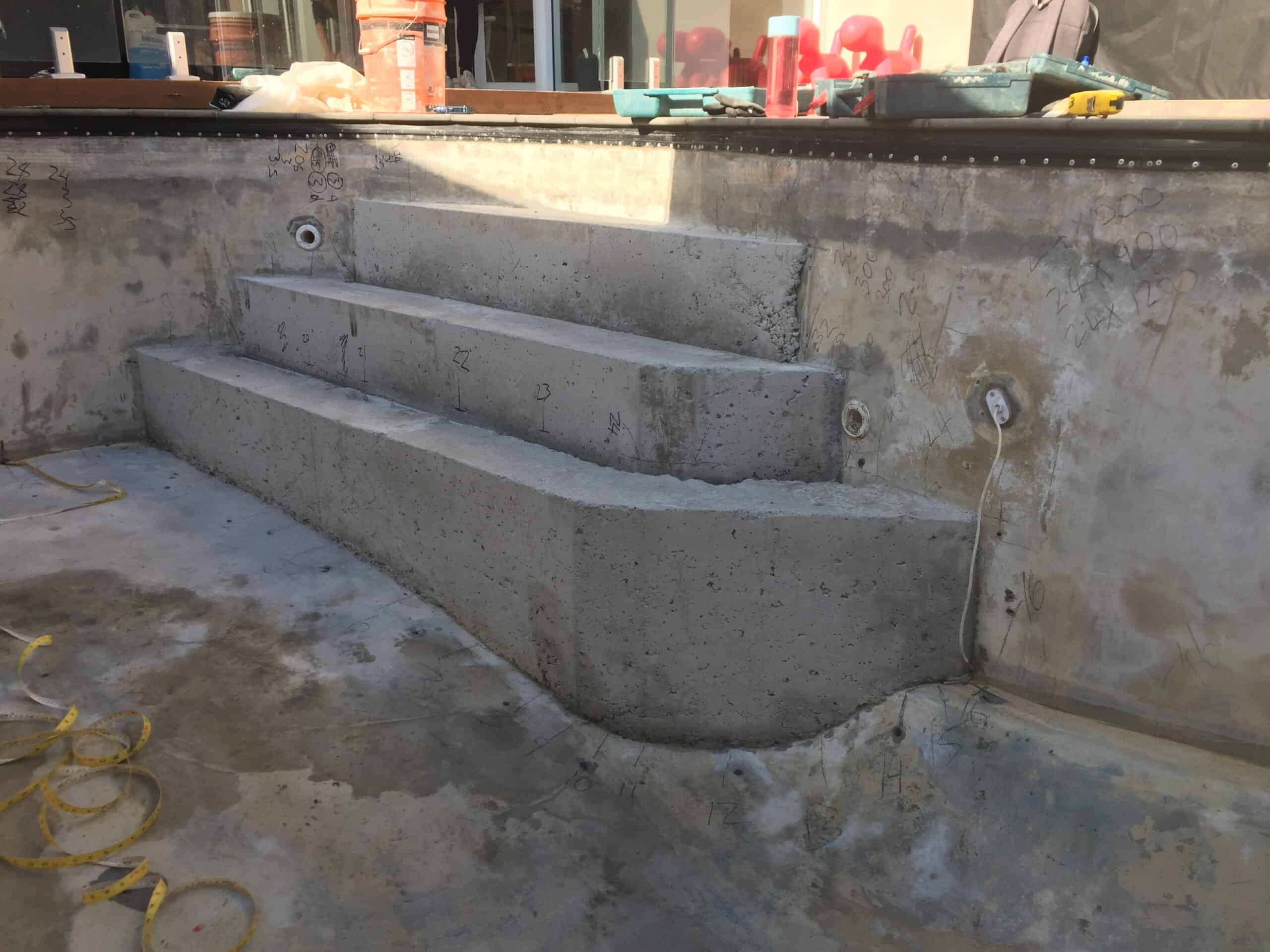 Point Cook, Build Steps concrete preparation