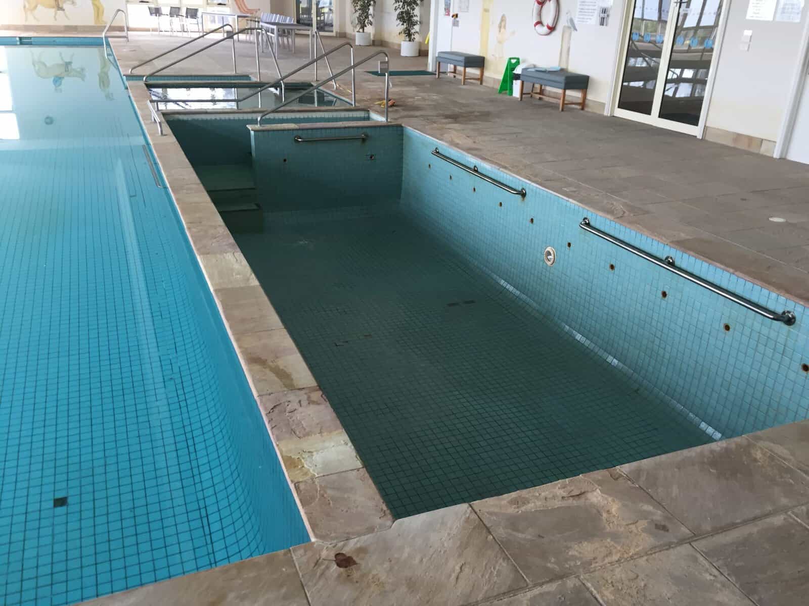 AquaForce commercial pool liner Springvale Before 