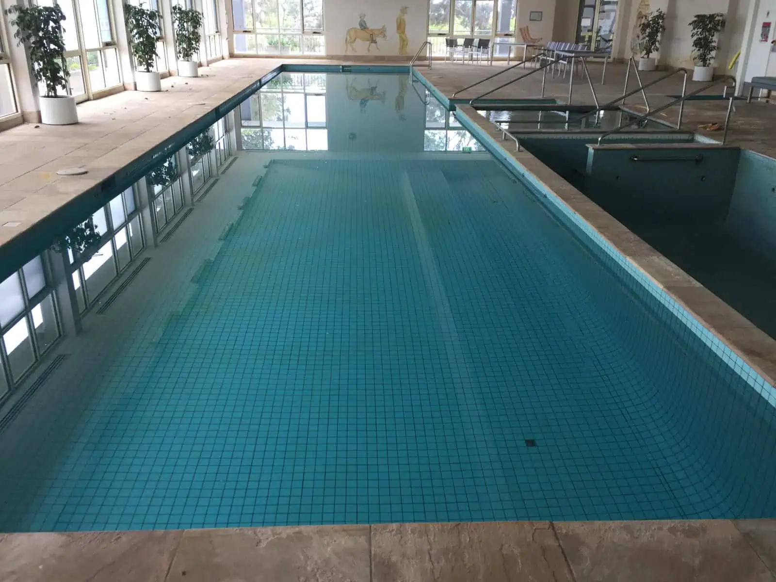 AquaForce commercial pool liner Springvale Before