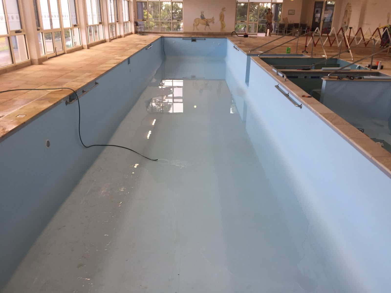 AquaForce commercial pool liner Springvale Partially finished